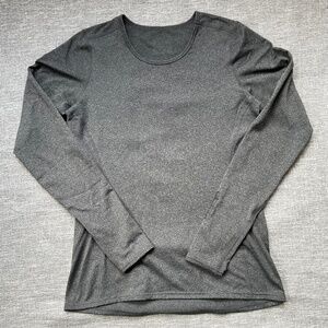 Hot Chillys Women's Micro-Elite Chamois Crewneck Top - Dark Grey - Large
